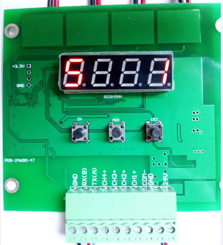 Visual light source controller four-channel digital display control board MODBUS industrial lighting RS485 power supply
Visual light source controller four-channel digital display control board MODBUS industrial lighting RS485 power supply