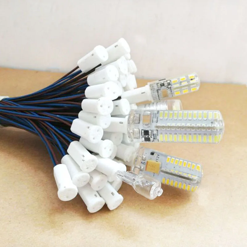 10PCS 20 50 100cm LED lamp G4 socket plug bulb / G4 ceramic bulb holder high quality crystal holder support plug lamp
10PCS 20 50 100cm LED lamp G4 socket plug bulb / G4 ceramic bulb holder high quality crystal holder support plug lamp