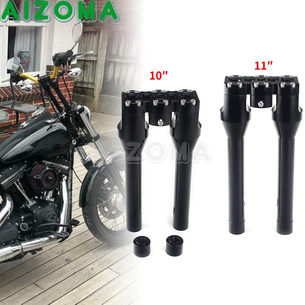 10'' 11'' Upright Handlebar Riser Motorcycle 1-1/2" Handle Bar Clamp Kit For Harley Sportster 48 883 1200 XL Dyna Fat Street Bob
10'' 11'' Upright Handlebar Riser Motorcycle 1-1/2" Handle Bar Clamp Kit For Harley Sportster 48 883 1200 XL Dyna Fat Street Bob