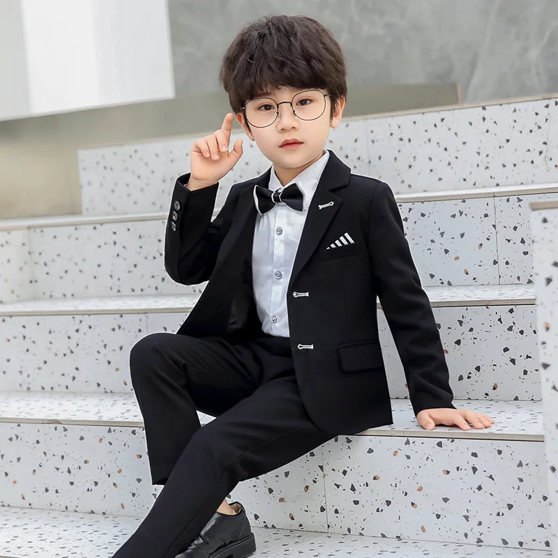 Boys Formal Jacket+Pants 2Pcs Clothing Set Gentleman Kids Birthday Wedding Suit Children's Day Performance Graduation Dress
Boys Formal Jacket+Pants 2Pcs Clothing Set Gentleman Kids Birthday Wedding Suit Children's Day Performance Graduation Dress