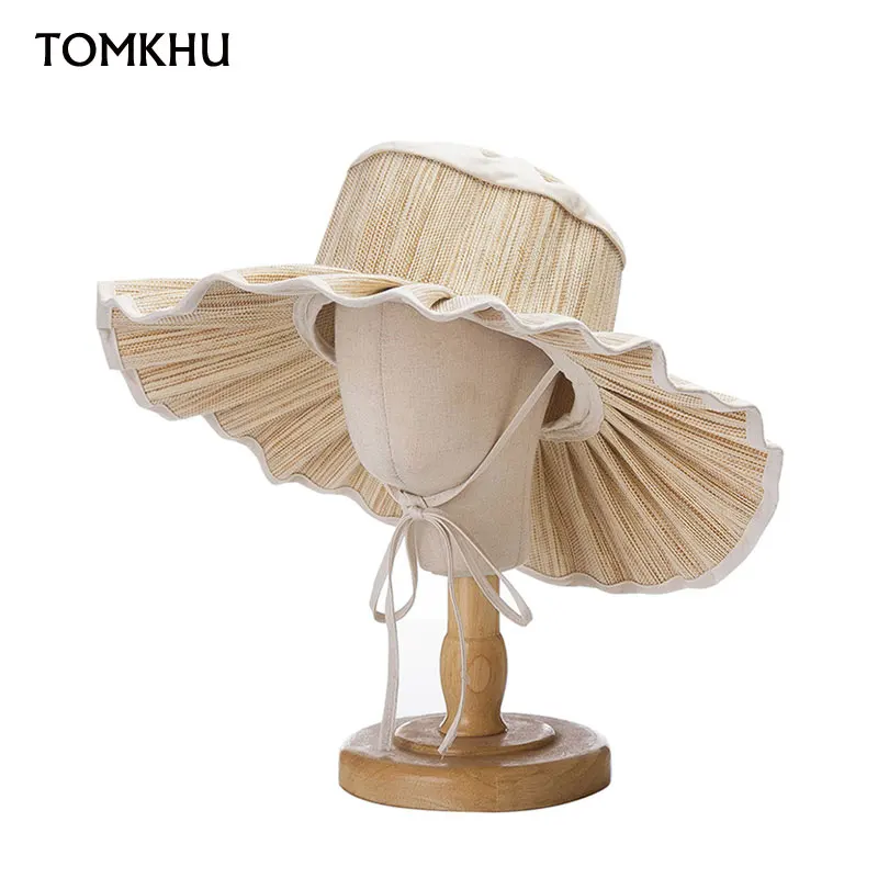 New Summer Parent-child Hat Foldable Pleated Hat With Straps Kid Sun Hat Women Beach Hat Holiday Gift Fashion Bonnet Enfant Cape
New Summer Parent-child Hat Foldable Pleated Hat With Straps Kid Sun Hat Women Beach Hat Holiday Gift Fashion Bonnet Enfant Cape