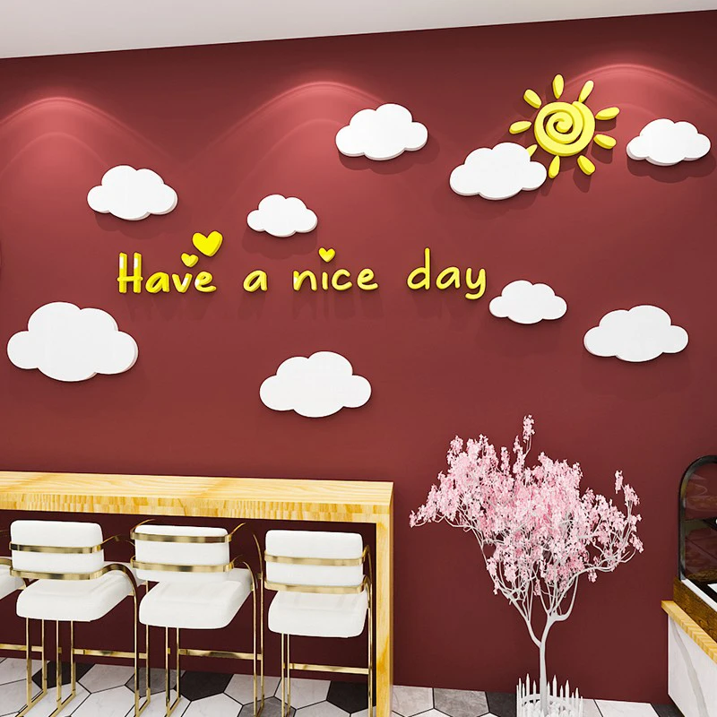 Cartoon Sky and Cloud Acrylic Wall Stickers for Kids Room, Home Decoration, Children's Room Ceiling, DIY Decor, Living Room
Cartoon Sky and Cloud Acrylic Wall Stickers for Kids Room, Home Decoration, Children's Room Ceiling, DIY Decor, Living Room