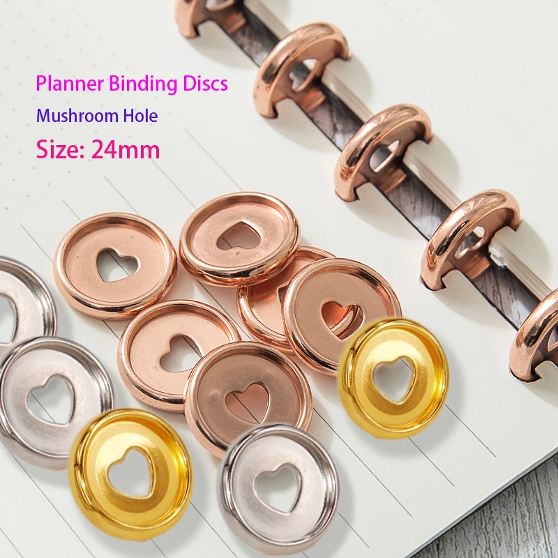 20pcs 24mm Mushroom Hole Discs Binder Notebook Heart Shaped Discs Binding Plastic Planner Rings Mushroom Rings Binding Supplies
20pcs 24mm Mushroom Hole Discs Binder Notebook Heart Shaped Discs Binding Plastic Planner Rings Mushroom Rings Binding Supplies
