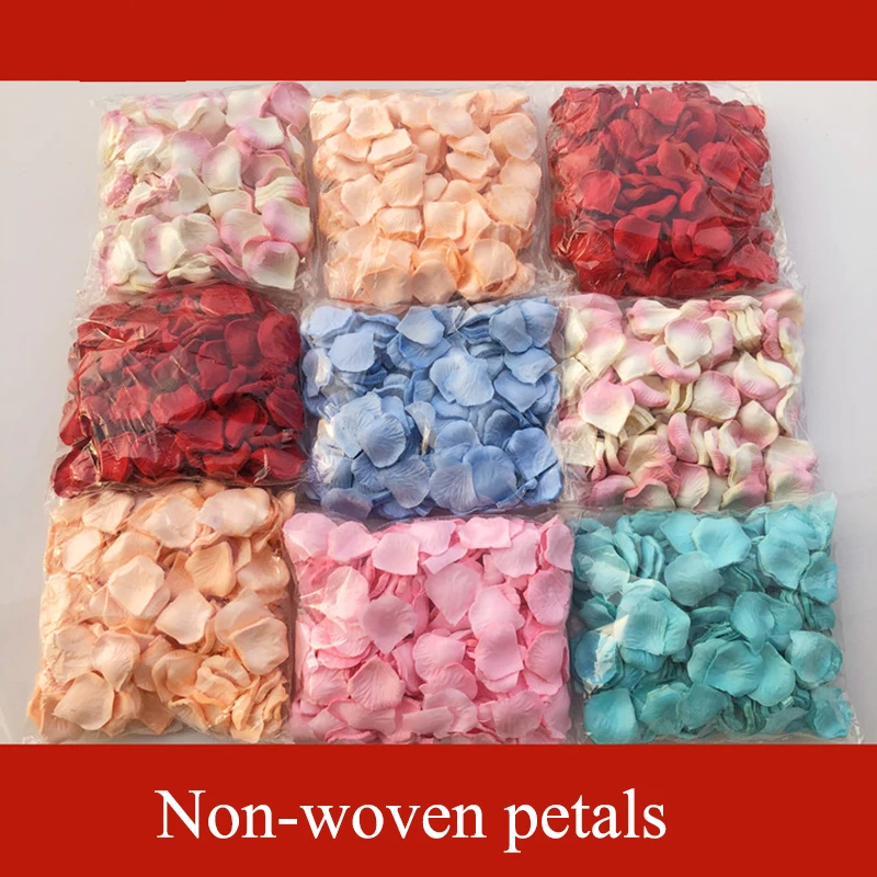 Non-Woven Fabric Simulation Rose Petals, Wedding Room Decorations, KTV Sprinkling Flowers, Hand Throwing Roses Flower
Non-Woven Fabric Simulation Rose Petals, Wedding Room Decorations, KTV Sprinkling Flowers, Hand Throwing Roses Flower