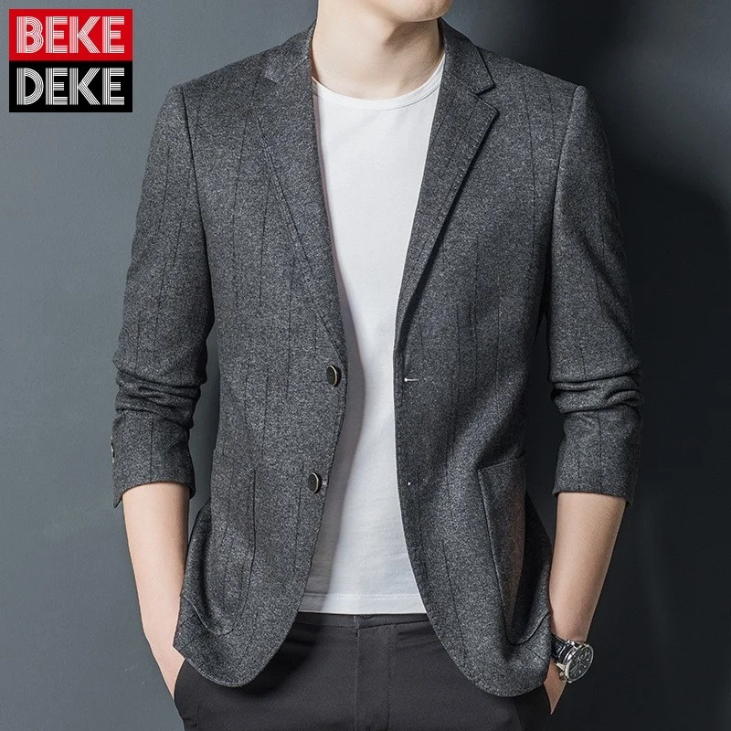 Business Men Casual Blazer Plaid Loose Single Breasted Suit Jacket Spring Autumn New Pockets Long Sleeve Formal Coat Oversize
Business Men Casual Blazer Plaid Loose Single Breasted Suit Jacket Spring Autumn New Pockets Long Sleeve Formal Coat Oversize