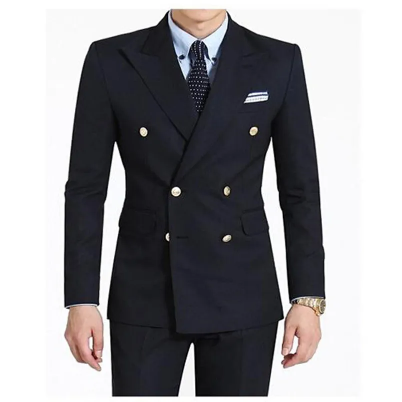 New Formal Double-Breasted Groom Tuxedos Lapel Men's Wedding Dress Holiday Clothing(Jacket+Pants) Costume Homme Blazer for Men
New Formal Double-Breasted Groom Tuxedos Lapel Men's Wedding Dress Holiday Clothing(Jacket+Pants) Costume Homme Blazer for Men