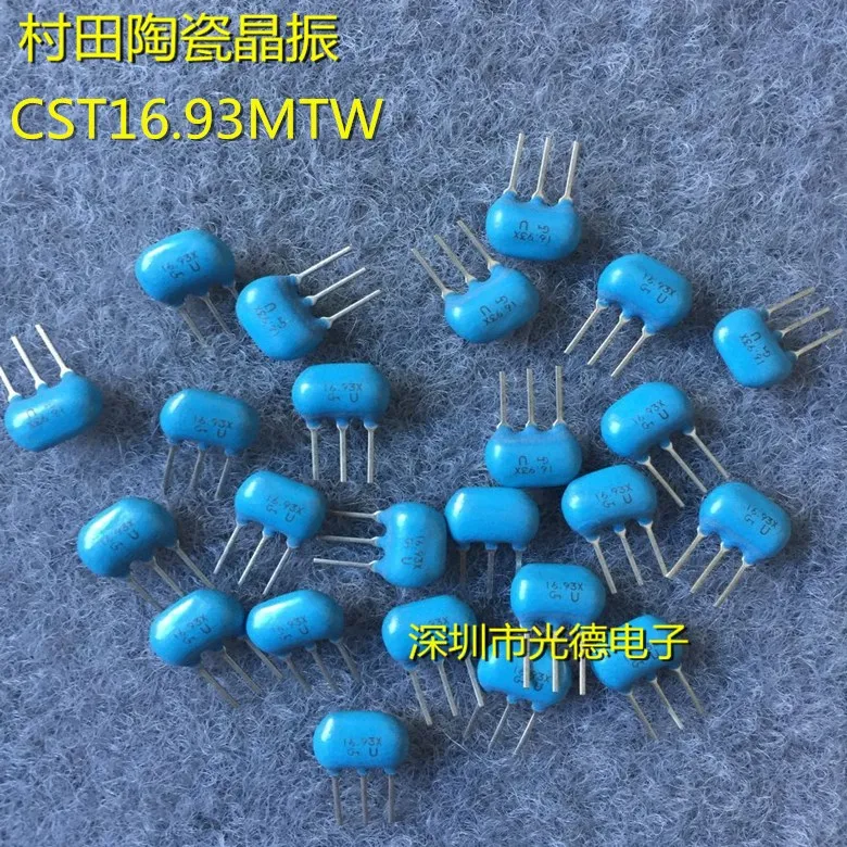 100PCS/ 16.93M ceramic crystal oscillator CSTLA16M9X55-BO CST16.93MXW straight plug 3-pin filter
100PCS/ 16.93M ceramic crystal oscillator CSTLA16M9X55-BO CST16.93MXW straight plug 3-pin filter