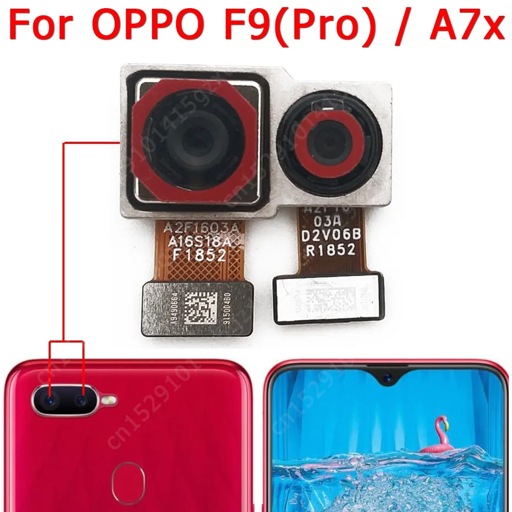 Rear Camera For OPPO A7x F9 Pro Back View Main Big Backside Camera Module Flex Cable Replacement Repair Spare Parts
Rear Camera For OPPO A7x F9 Pro Back View Main Big Backside Camera Module Flex Cable Replacement Repair Spare Parts