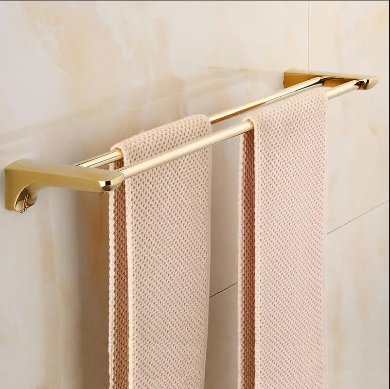 Factory direct sale Bathroom gold Single double Towel Bar Towel Ranger Nail or Nail Free Bathroom Accessories Rack
Factory direct sale Bathroom gold Single double Towel Bar Towel Ranger Nail or Nail Free Bathroom Accessories Rack