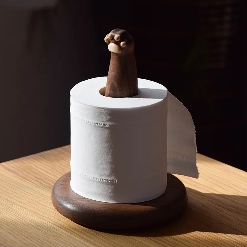 Creative Pure Wood Cat Paw Roll Paper Holder Desk Statue Sculpture Home Office Kitchen Decor Gift Party Decoration Dropshipping
Creative Pure Wood Cat Paw Roll Paper Holder Desk Statue Sculpture Home Office Kitchen Decor Gift Party Decoration Dropshipping