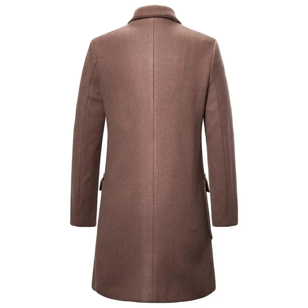 Male Woollen Overcoat Classic Men's Coat Winter Long Solid Windbreaker Thermal Slim Autumn Fashion Business Smart Casual
Male Woollen Overcoat Classic Men's Coat Winter Long Solid Windbreaker Thermal Slim Autumn Fashion Business Smart Casual