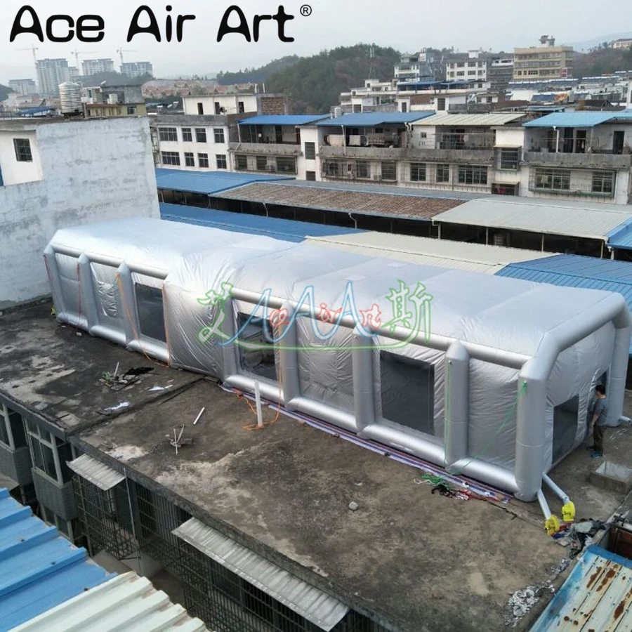 8mL x 5mW x 4mH inflatable spray booth car painting garage perfect working station house with 2 blowers
8mL x 5mW x 4mH inflatable spray booth car painting garage perfect working station house with 2 blowers