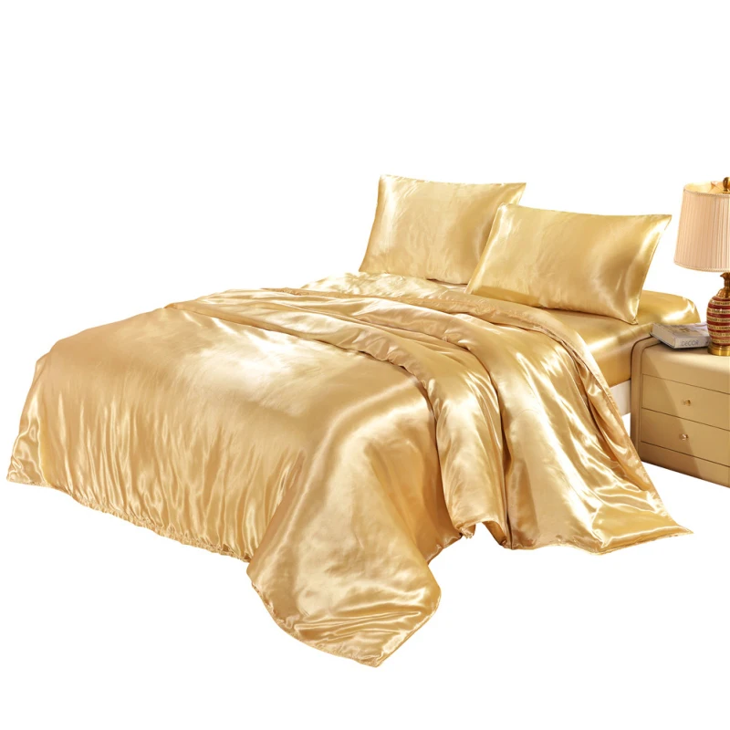 40Satin King Duvet Cover Twin Queen Single Size Comforter/Quilt/Blanket Case Plain Dyed Comfortable Bedding Covers Home Textile
40Satin King Duvet Cover Twin Queen Single Size Comforter/Quilt/Blanket Case Plain Dyed Comfortable Bedding Covers Home Textile