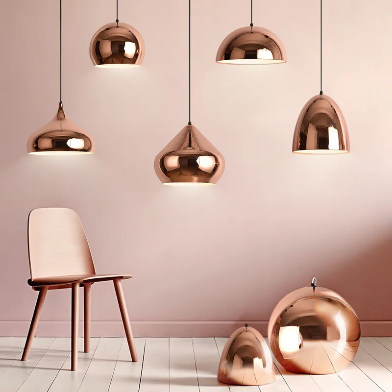 Nordic Rose Gold Pendant Lights Luxury Mirror Lampshade Hemisphere Pendant Lamp Restaurant Bar Living Room Hanging Light Fixture
Nordic Rose Gold Pendant Lights Luxury Mirror Lampshade Hemisphere Pendant Lamp Restaurant Bar Living Room Hanging Light Fixture