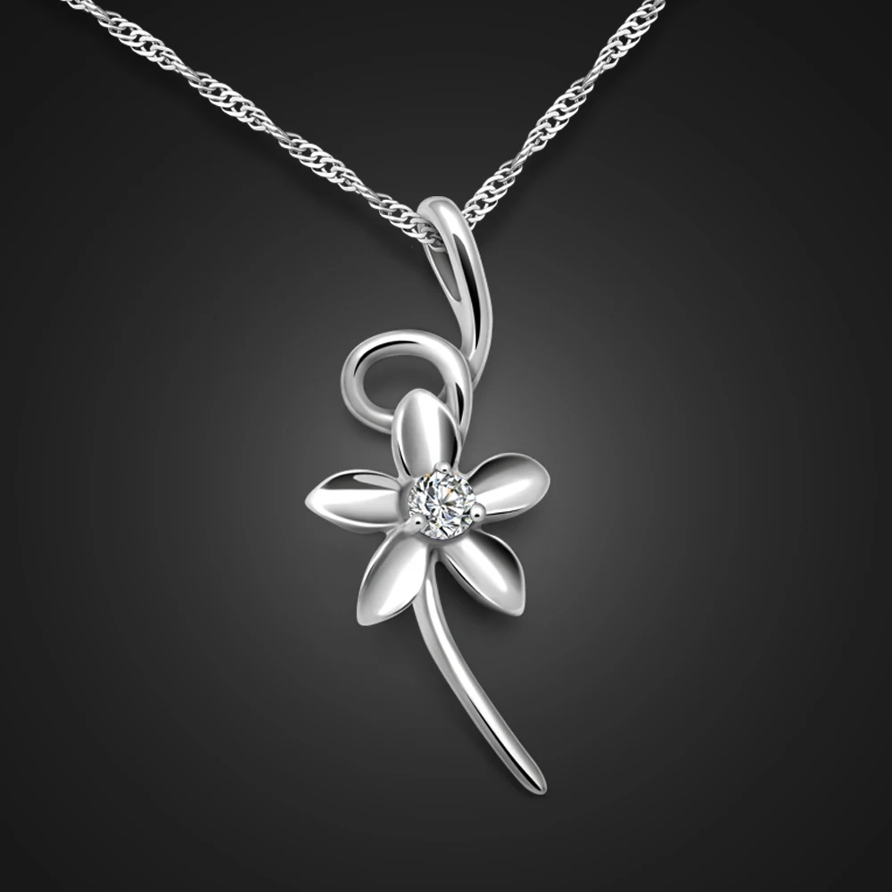 Fashion Tiny 925 Sterling Silver Plant Flowers Necklace Purplish Red Transparent Zircon Choker For Women Pendant Jewelry Gift
Fashion Tiny 925 Sterling Silver Plant Flowers Necklace Purplish Red Transparent Zircon Choker For Women Pendant Jewelry Gift