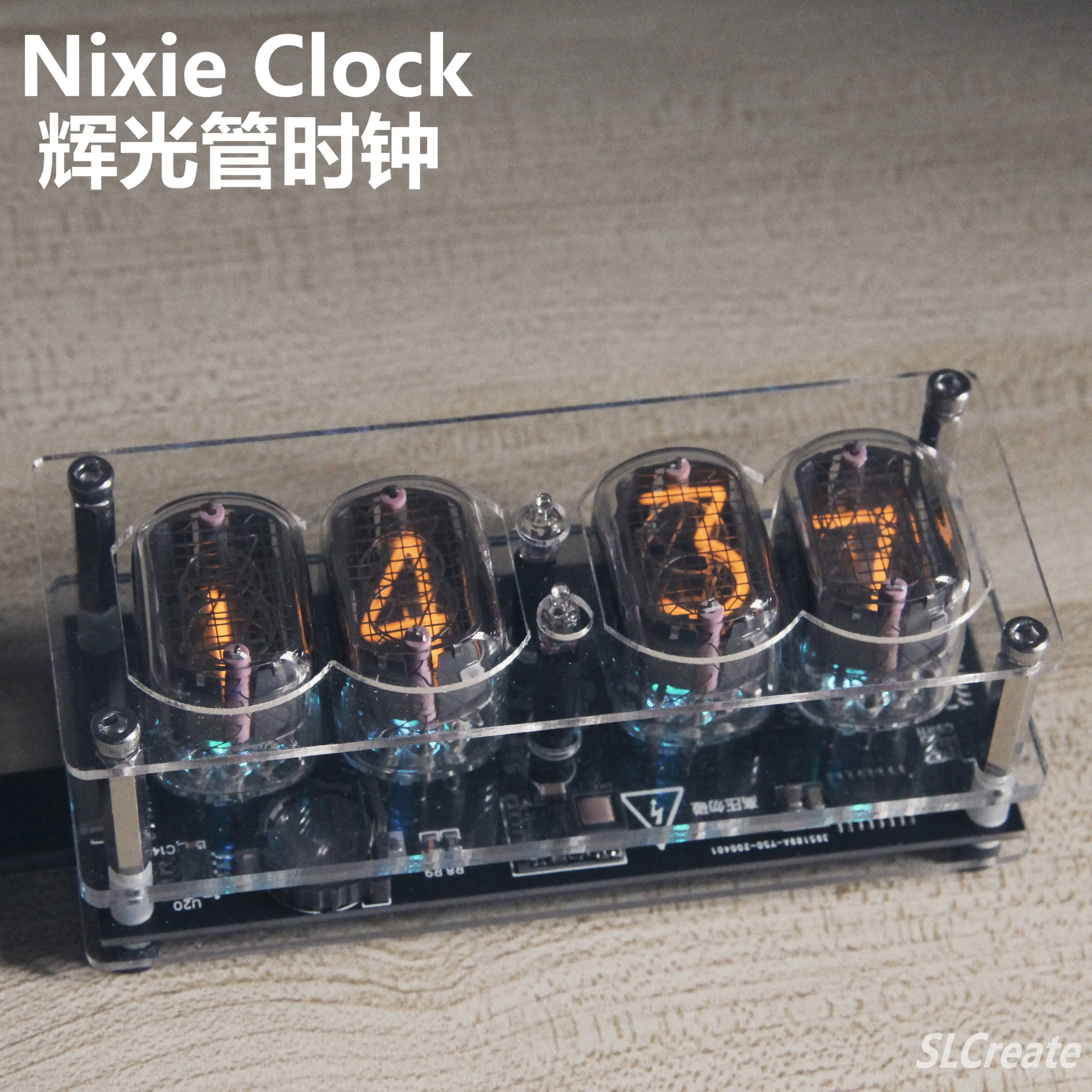 Glow tube clock in12 cyberpunk geek creative decoration electronic tube digital high-end bedroom desktop gift
Glow tube clock in12 cyberpunk geek creative decoration electronic tube digital high-end bedroom desktop gift