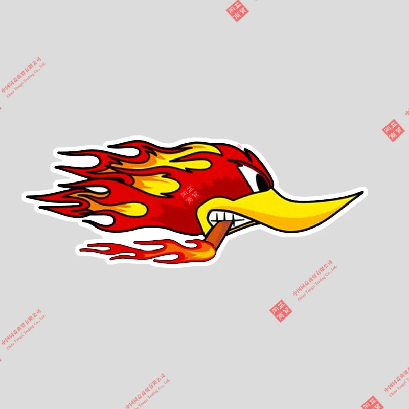 Funny Cool Fire Duck Smoking Car Sticker Decal Decor for RV Auto Motocross Racing Laptop Helmet Trunk Wall PVC
Funny Cool Fire Duck Smoking Car Sticker Decal Decor for RV Auto Motocross Racing Laptop Helmet Trunk Wall PVC