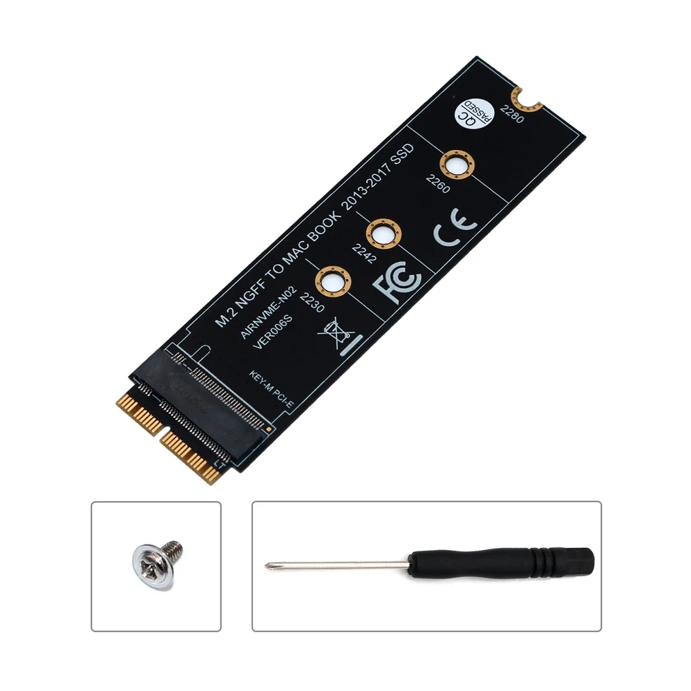 M.2 Adapter M.2 NGFF PCIe AHCI SSD Adapter for MACBOOK Air 2013 2014 2015 2017 A1466 Pro A1398 A1502 A1419 for Apple SSD Adapter
M.2 Adapter M.2 NGFF PCIe AHCI SSD Adapter for MACBOOK Air 2013 2014 2015 2017 A1466 Pro A1398 A1502 A1419 for Apple SSD Adapter
