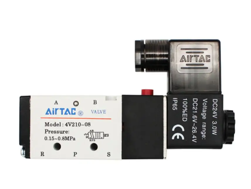 Соленоидный воздушный клапан 4V21008A AC220V, двухпозиционный пятипозиционный Соленоидный клапан серии 4 в
Соленоидный воздушный клапан 4V21008A AC220V, двухпозиционный пятипозиционный Соленоидный клапан серии 4 в