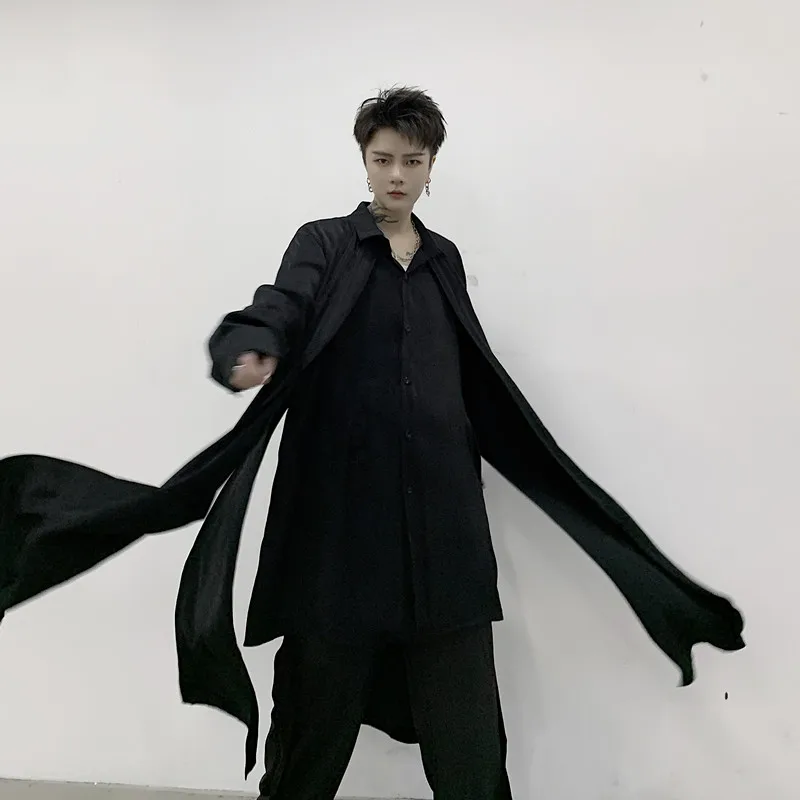 Jacket fashion in the long style two sunscreen fashion brand fake long-sleeved men's loose shirt dark department
Jacket fashion in the long style two sunscreen fashion brand fake long-sleeved men's loose shirt dark department