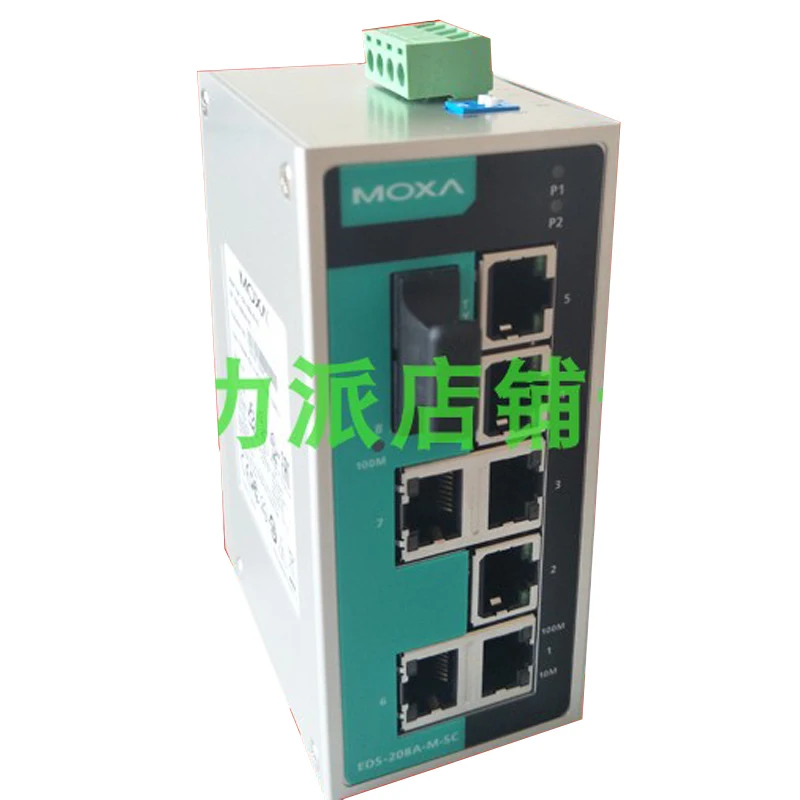 New Original Spot Photo For MOXA EDS-208A-M-SC 1 Optical 7 Electric Switch Industrial Ethernet Switch
New Original Spot Photo For MOXA EDS-208A-M-SC 1 Optical 7 Electric Switch Industrial Ethernet Switch