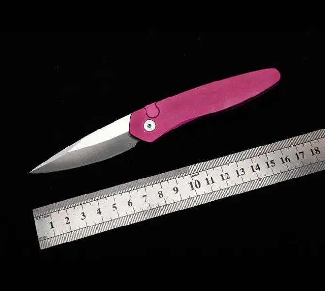 THE GODFATHER Prote 3407 Pink Pocket Folding Knife 154-CM Blade 6061-T6 Handle Single Action Tactical Hunting EDC Survival Tool
THE GODFATHER Prote 3407 Pink Pocket Folding Knife 154-CM Blade 6061-T6 Handle Single Action Tactical Hunting EDC Survival Tool