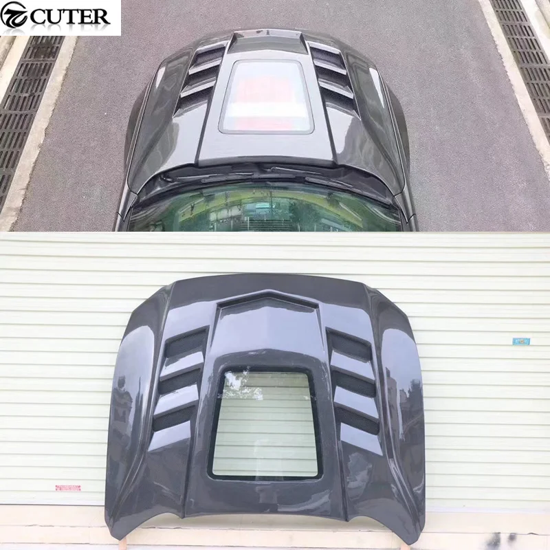 Transparent Carbon Fiber Engine Hood Car Body Kit Hood Engine Cover for Ford Mustang 15-19
Transparent Carbon Fiber Engine Hood Car Body Kit Hood Engine Cover for Ford Mustang 15-19