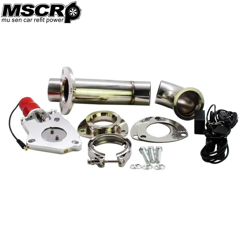 MSCRP Power Sound 2.25" 57MM Electric Stainless Exhaust Cutout Cut Out Dump Valve / switch with Remote control
MSCRP Power Sound 2.25" 57MM Electric Stainless Exhaust Cutout Cut Out Dump Valve / switch with Remote control