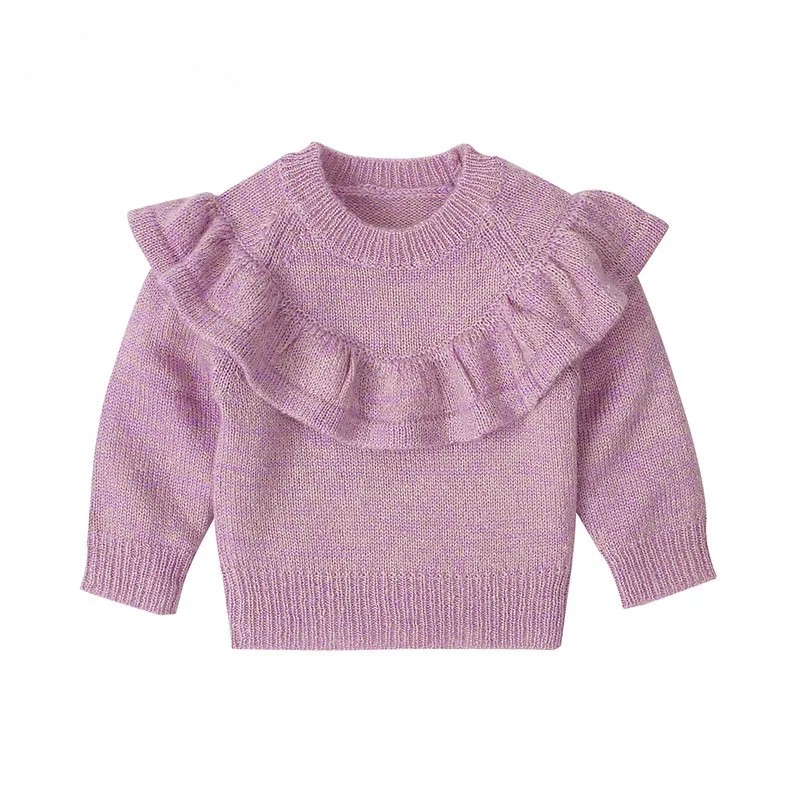 2020 Autumn Winter Baby Girls Sweater Children Warm Kids Solid Falbala Knitted Outerwear Hot Sale O Neck Sweater
2020 Autumn Winter Baby Girls Sweater Children Warm Kids Solid Falbala Knitted Outerwear Hot Sale O Neck Sweater