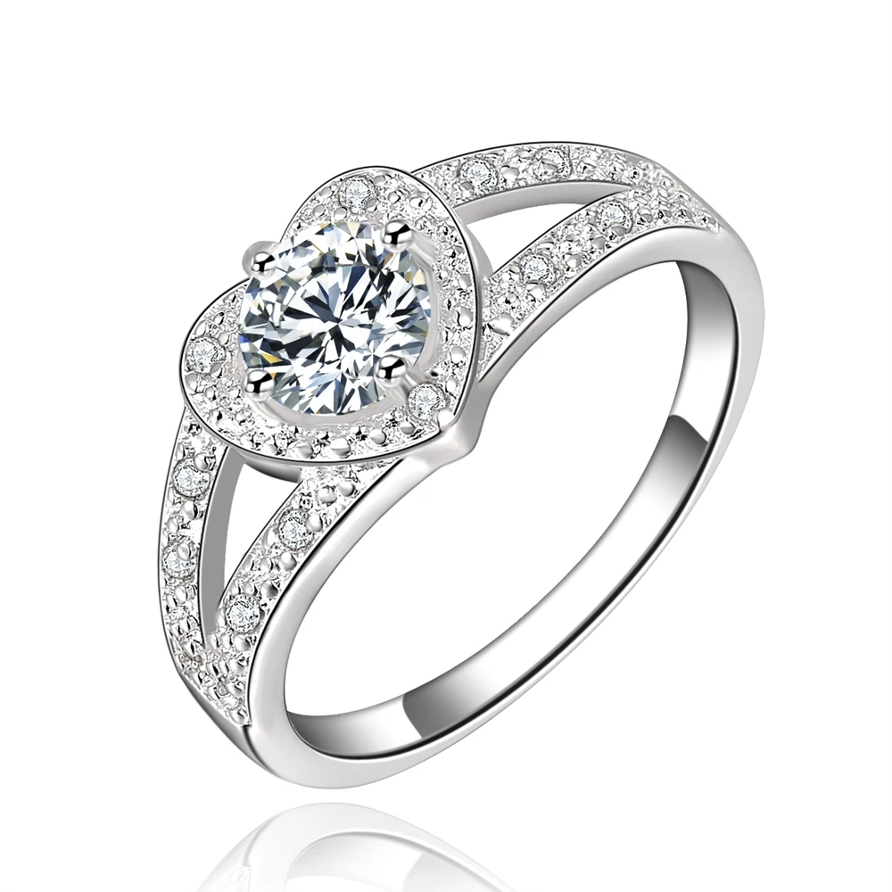 New 925 Sterling Silver Ring Inlaid Zircon Crystal Heart-Shaped Ring Female Charm Jewelry Gift
New 925 Sterling Silver Ring Inlaid Zircon Crystal Heart-Shaped Ring Female Charm Jewelry Gift