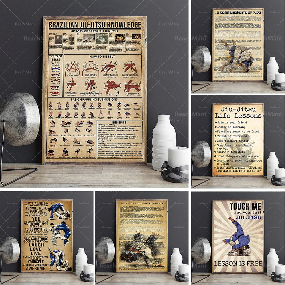 Affiche de leçon de Jiu-Jitsu-Life, meilleur cadeau pour les amoureux de Jiu-Jitsu, affiche de Jiu-Jitsu Vintage, Art mural Vint
Affiche de leçon de Jiu-Jitsu-Life, meilleur cadeau pour les amoureux de Jiu-Jitsu, affiche de Jiu-Jitsu Vintage, Art mural Vint