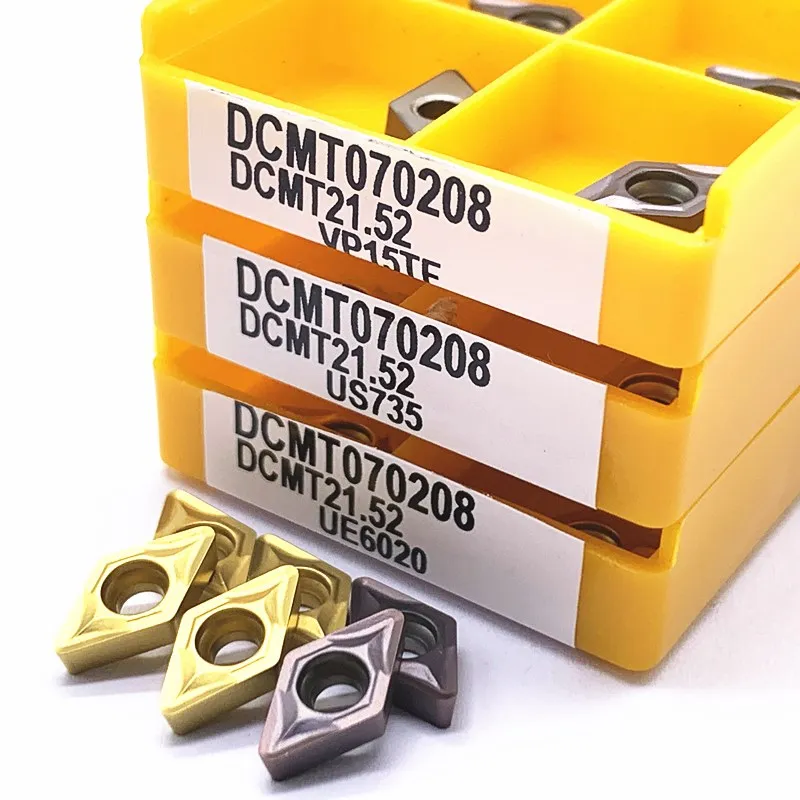 DCMT070208 VP15TF US735 высококачественное лезвие из твердого сплава Цилиндрический Токарный Инструмент CNC DCMT 070208 UE6020 режущая карбидная вставка
DCMT070208 VP15TF US735 высококачественное лезвие из твердого сплава Цилиндрический Токарный Инструмент CNC DCMT 070208 UE6020 режущая карбидная вставка