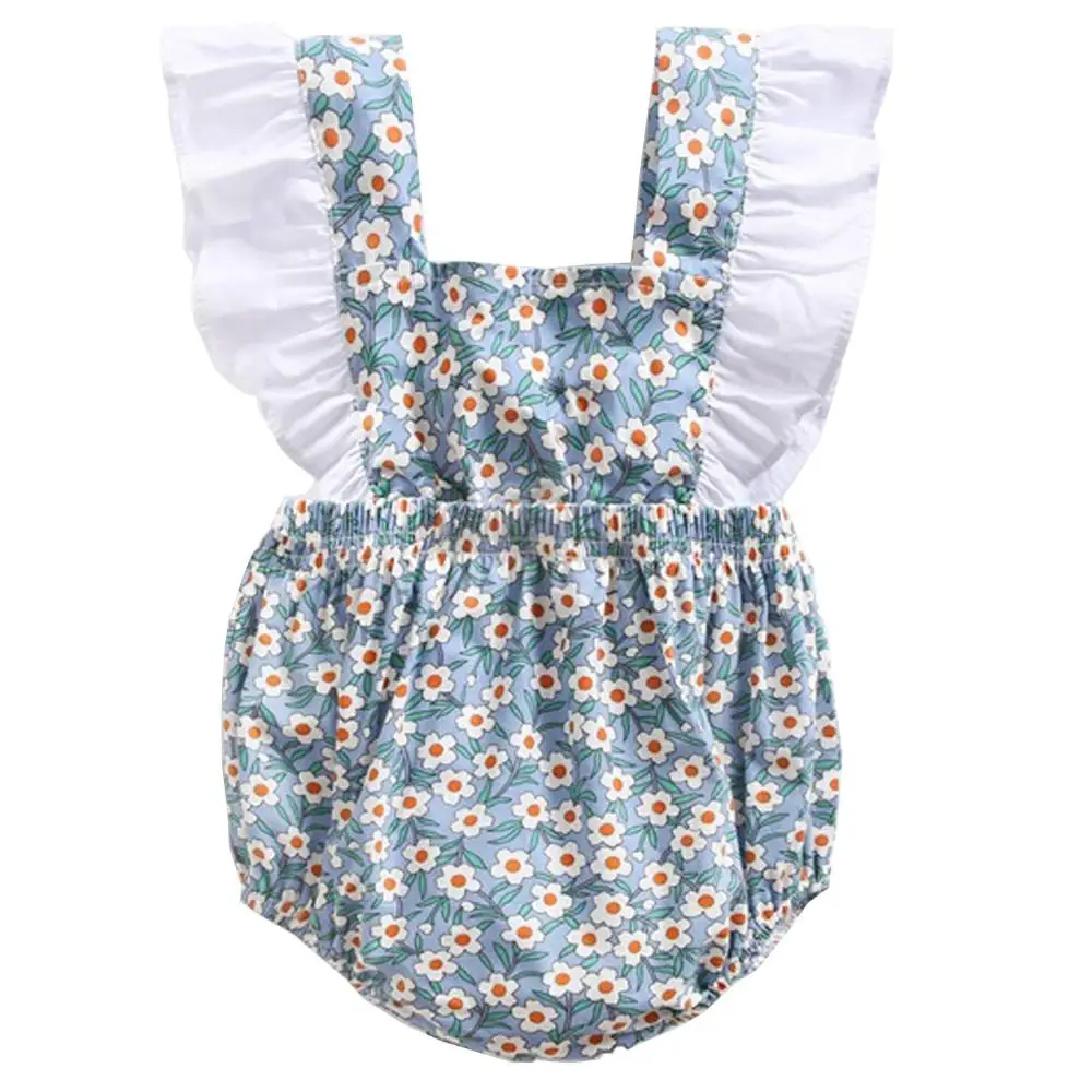 New Summer Floral Design Baby Rompers Cute White Ruffles Flutter Sleeve Infant Girl Baby Jumpers Kids Baby Outfits Clothes
New Summer Floral Design Baby Rompers Cute White Ruffles Flutter Sleeve Infant Girl Baby Jumpers Kids Baby Outfits Clothes