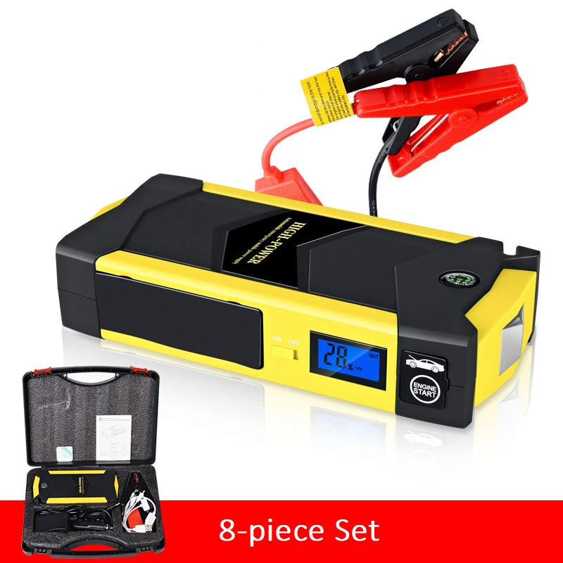 Starting Device Booster 12V 600A Car Jump Starter 20000mAh Power Bank for Mobile Phone Tablet Car Starter Buster LED Flashlight
Starting Device Booster 12V 600A Car Jump Starter 20000mAh Power Bank for Mobile Phone Tablet Car Starter Buster LED Flashlight