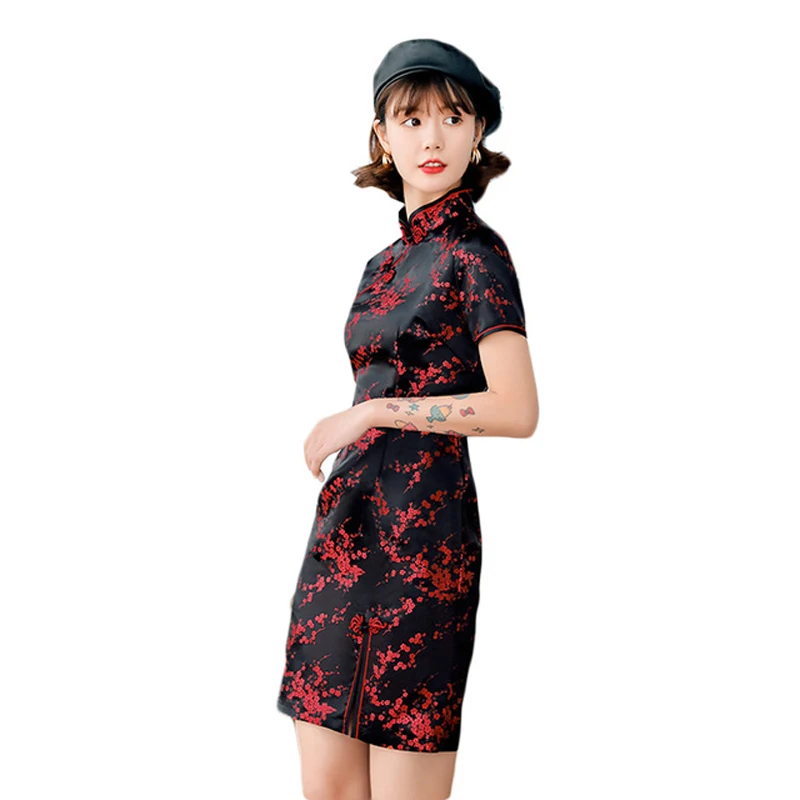 Китайское традиционное платье Vestidos, сексуальное тонкое мини-женское Ципао, винтажное классическое новое платье Cheongsam, изысканное китайское банкетное платье
Китайское традиционное платье Vestidos, сексуальное тонкое мини-женское Ципао, винтажное классическое новое платье Cheongsam, изысканное китайское банкетное платье