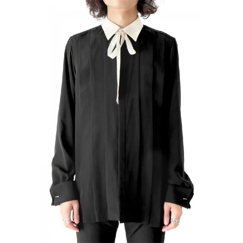 M-6XL! Large size shirt 2018 Original black and white mosaics loose shirt ruffle process bow decoration long-sleeve shirt
M-6XL! Large size shirt 2018 Original black and white mosaics loose shirt ruffle process bow decoration long-sleeve shirt