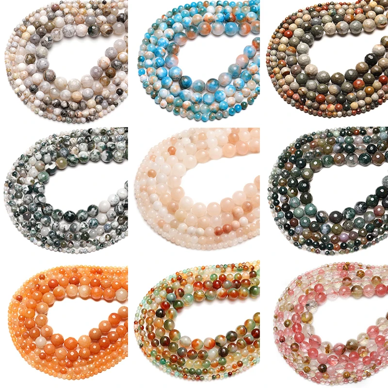 Wholesale AAA+ Stylish Natural Stone Beads Round Shape Loose Beads For Jewelry Making DIY Charms Bracelet 15''4/6/8/10/12mm
Wholesale AAA+ Stylish Natural Stone Beads Round Shape Loose Beads For Jewelry Making DIY Charms Bracelet 15''4/6/8/10/12mm