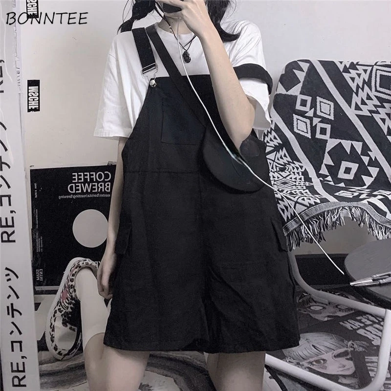 Rompers Women Ins Summer Japanese Style Street Wear Harajuku Wide Leg Hipster All Match Black Simple Teen Fashion Y2k Chic Hot
Rompers Women Ins Summer Japanese Style Street Wear Harajuku Wide Leg Hipster All Match Black Simple Teen Fashion Y2k Chic Hot