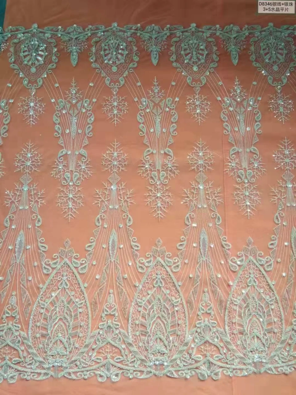 Luxury Embroidery Bead Lace Wedding Dress Fabric Nigerian Textile African Trimming Lace 10 Yards/ lot
Luxury Embroidery Bead Lace Wedding Dress Fabric Nigerian Textile African Trimming Lace 10 Yards/ lot