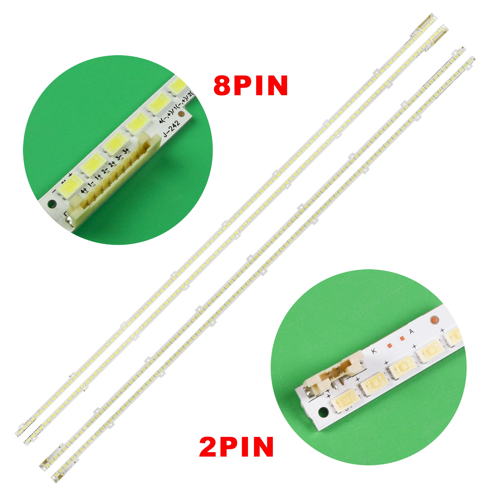 New 2 PCS/let 100LED 68CM LED strip for UA55D6600WJ UA55D6600 UN55D6000SF LTJ550HW01-V LTJ550HW01 LTJ550HW03-H BN64-01664A
New 2 PCS/let 100LED 68CM LED strip for UA55D6600WJ UA55D6600 UN55D6000SF LTJ550HW01-V LTJ550HW01 LTJ550HW03-H BN64-01664A