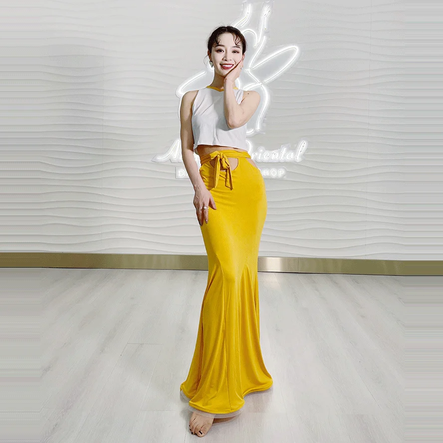 Women Belly dance practice clothes new style fishtail skirt sexy long skirt performance belly dance oriental dance set suit
Women Belly dance practice clothes new style fishtail skirt sexy long skirt performance belly dance oriental dance set suit
