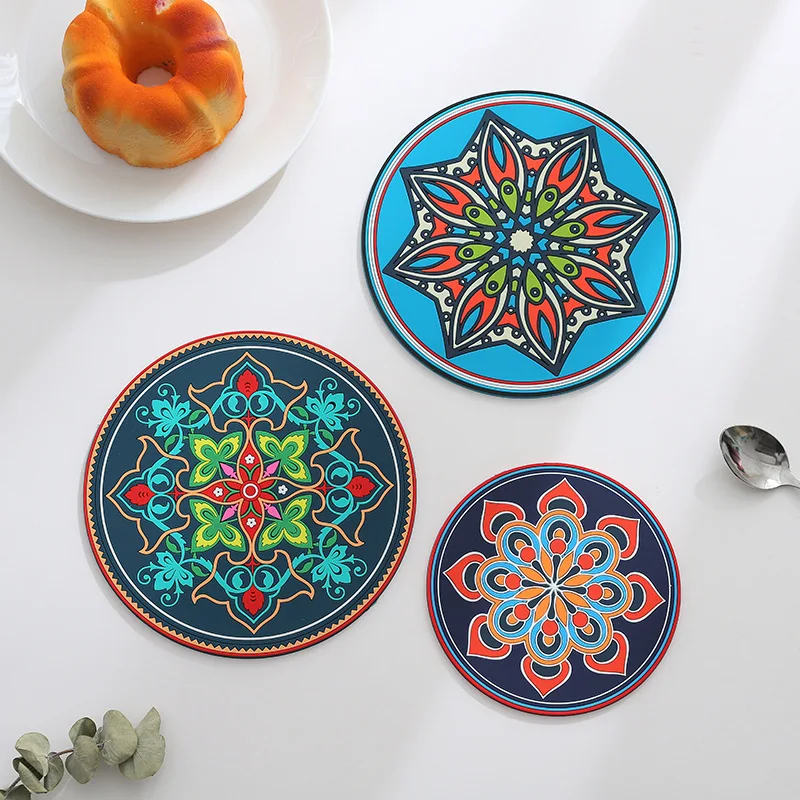 Thick Ethnic Printed Kitchen Placemat Dining Table Mat Coaster Cotton PVC Polyester Pads Bowl Coaster Decoration
Thick Ethnic Printed Kitchen Placemat Dining Table Mat Coaster Cotton PVC Polyester Pads Bowl Coaster Decoration