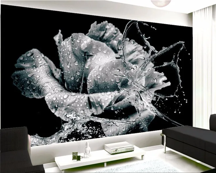 Customize any size mural wallpaper 3D water flower waterdrop butterfly Black and white vintage floral background
Customize any size mural wallpaper 3D water flower waterdrop butterfly Black and white vintage floral background
