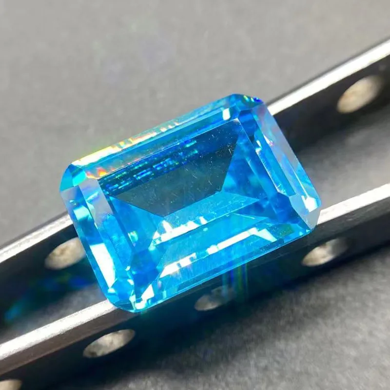 Natural Aquamarine Rectangular Chamfering Car Flat Cut Jewelry Accessories Ring Necklace Jewelry Bare Stone Ring Face
Natural Aquamarine Rectangular Chamfering Car Flat Cut Jewelry Accessories Ring Necklace Jewelry Bare Stone Ring Face