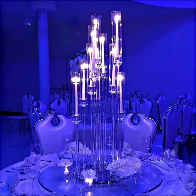 10pcs)Clear Acrylic Candle Holder Wedding Centerpiece Crystal mirror bottom Candelabra Party Decor qq512
10pcs)Clear Acrylic Candle Holder Wedding Centerpiece Crystal mirror bottom Candelabra Party Decor qq512