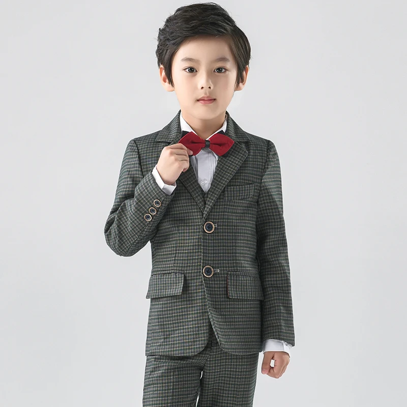 Boys Suits for Weddings Kids Spring Tuxedo Jacket Child Party Performance Suit Blazer Pants Vests Children Elegant Costume
Boys Suits for Weddings Kids Spring Tuxedo Jacket Child Party Performance Suit Blazer Pants Vests Children Elegant Costume