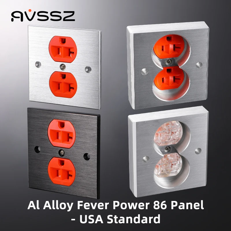 AVSSZ Highend Fever 86 Power Panel Aluminum Alloy 5 20mm Metal Plate US Standard Power Supply Socket for Audio HiFi Home Theater
AVSSZ Highend Fever 86 Power Panel Aluminum Alloy 5 20mm Metal Plate US Standard Power Supply Socket for Audio HiFi Home Theater