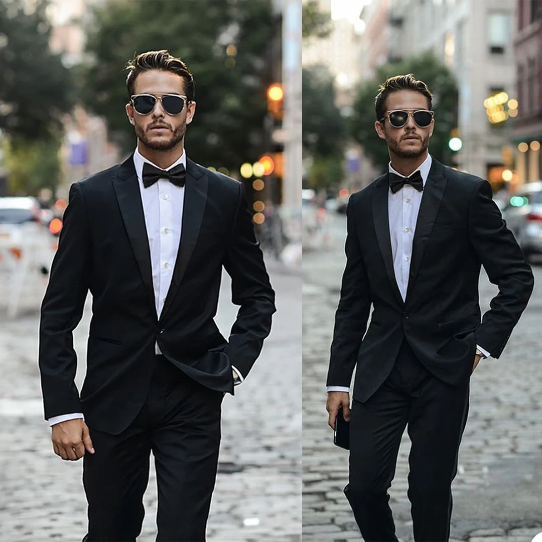 Streetwear Casual Men Tuxedos Custom Made Peaked Lapel One Button Suits Formal Gentlemen Party Prom 2 Pieces Set
Streetwear Casual Men Tuxedos Custom Made Peaked Lapel One Button Suits Formal Gentlemen Party Prom 2 Pieces Set