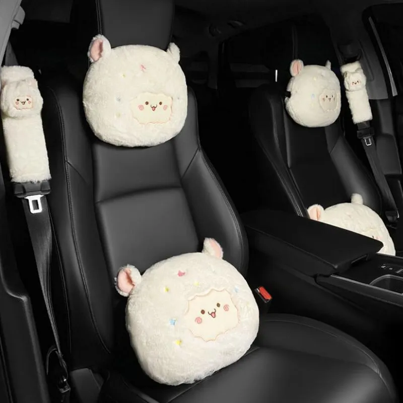 2021 New Arrival Cartoon Cute Star Sheep Plush Lumbar Support Car Headrest Neck Pillow Decorations
2021 New Arrival Cartoon Cute Star Sheep Plush Lumbar Support Car Headrest Neck Pillow Decorations