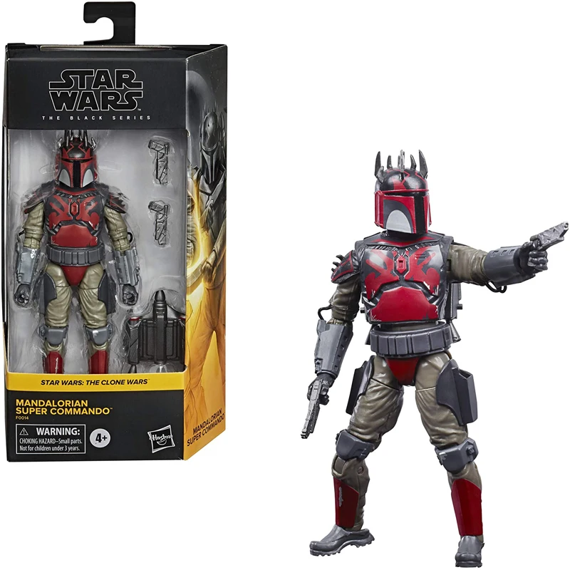 Star Wars The Black Series Mandalorian Super Commando Toy 15-cm-Scale Star Wars: The Clone Wars Collectible Action Figure
Star Wars The Black Series Mandalorian Super Commando Toy 15-cm-Scale Star Wars: The Clone Wars Collectible Action Figure